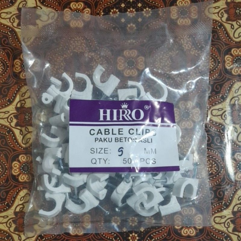 Klem Kabel Paku Beton No. 9