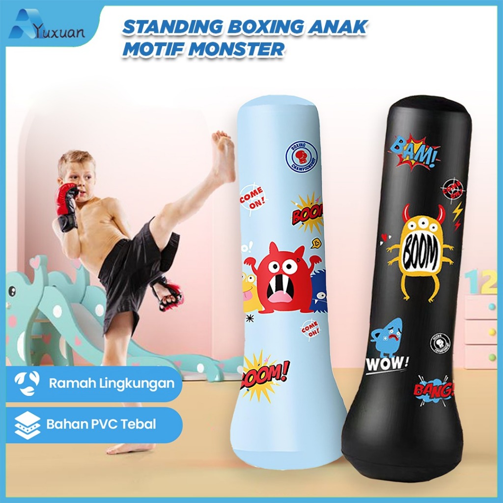 Yuxuan - Xin Yue Standing Boxing Ball Samsak Tinju Anak Inflatable Samsak Angin Training Target