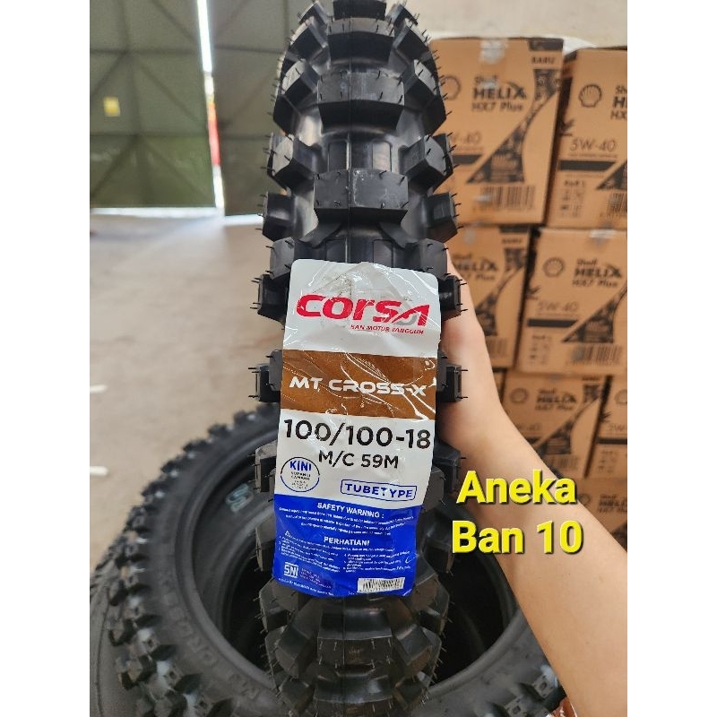Ban Luar Corsa 100/100-18 MT CROSS X TUBETYPE