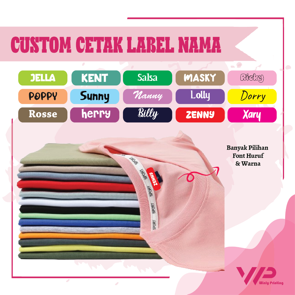 

CUSTOM LABEL NAMA SERAGAM SEKOLAH KAOS ANAK STIKER SABLON SETRIKA PESANTREN NAME TAG LAUNDRY - NEW 4