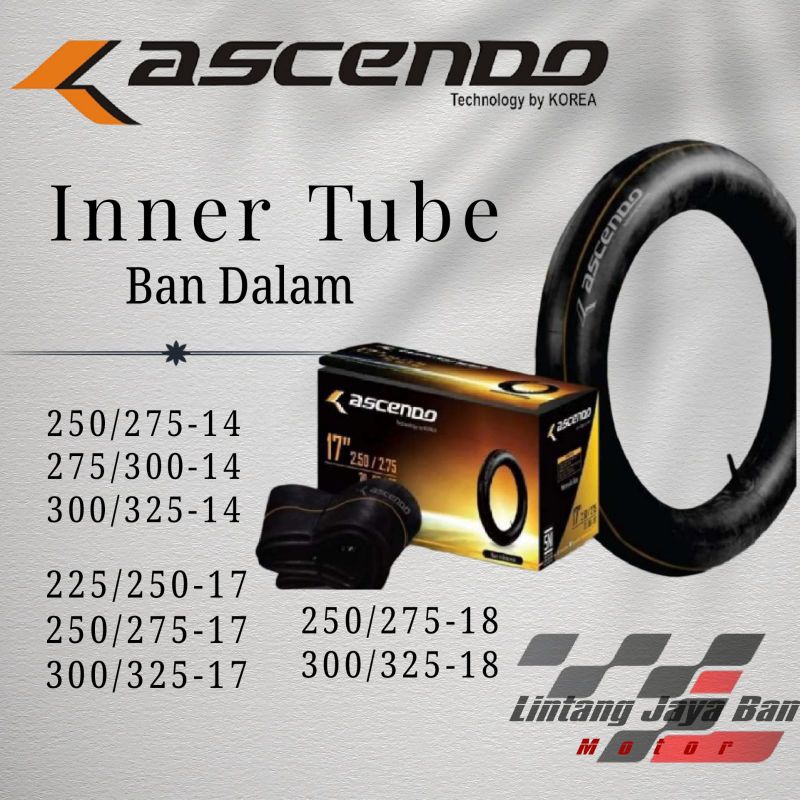 Ban dalam motor Ring 14 17 18 Ascendo