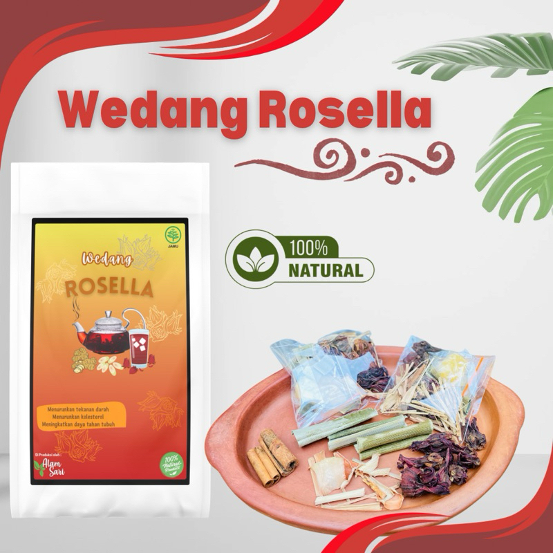 

WEDANG ROSELA Alam Sari | Wedang Uwuh Rosella tinggi Antioksidan