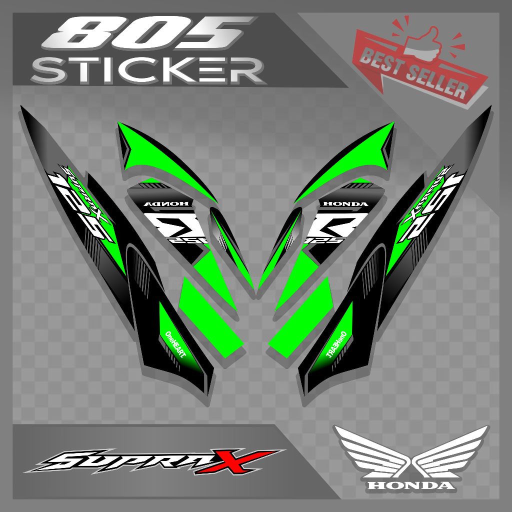 STRIPING SUPRA X 125/STIKER VARIASI SUPRA X /STRIPING MOTOR SUPRA X 125 LAMA
