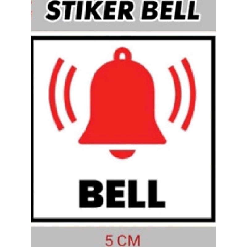 Stiker Bel rumah petunjuk Bel pintu rumah