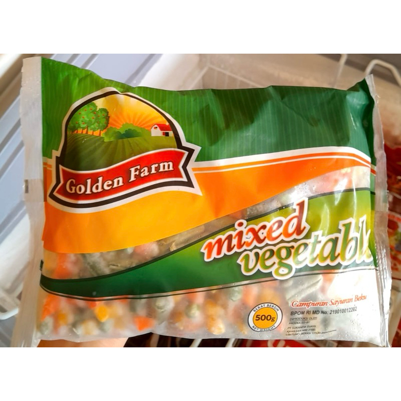 

Golden farm mix vegetables 500gr