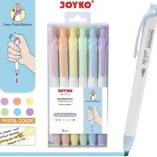

KODE U64V JOYKO highlighter pastel HL776stabillo pastel joyko