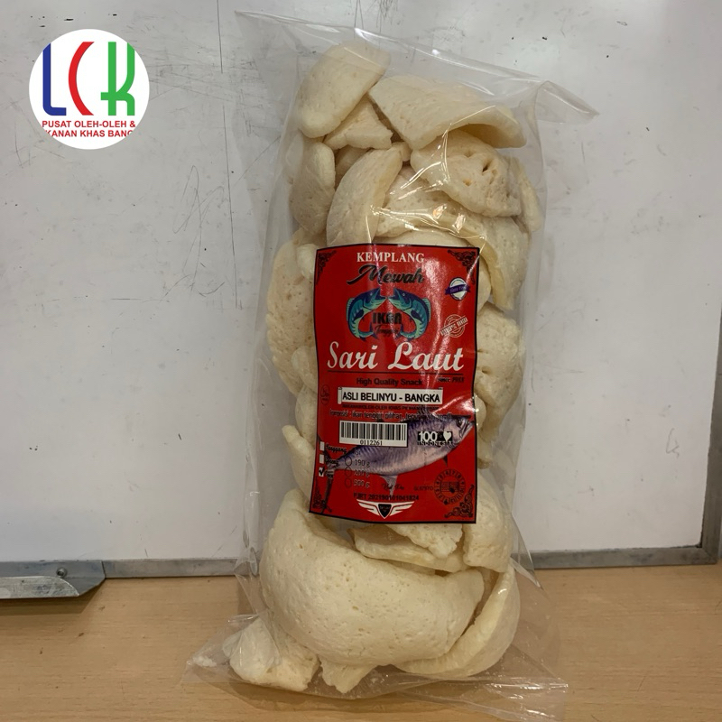 

Krupuk kemplang oven rasa ikan 2261 merk sari laut