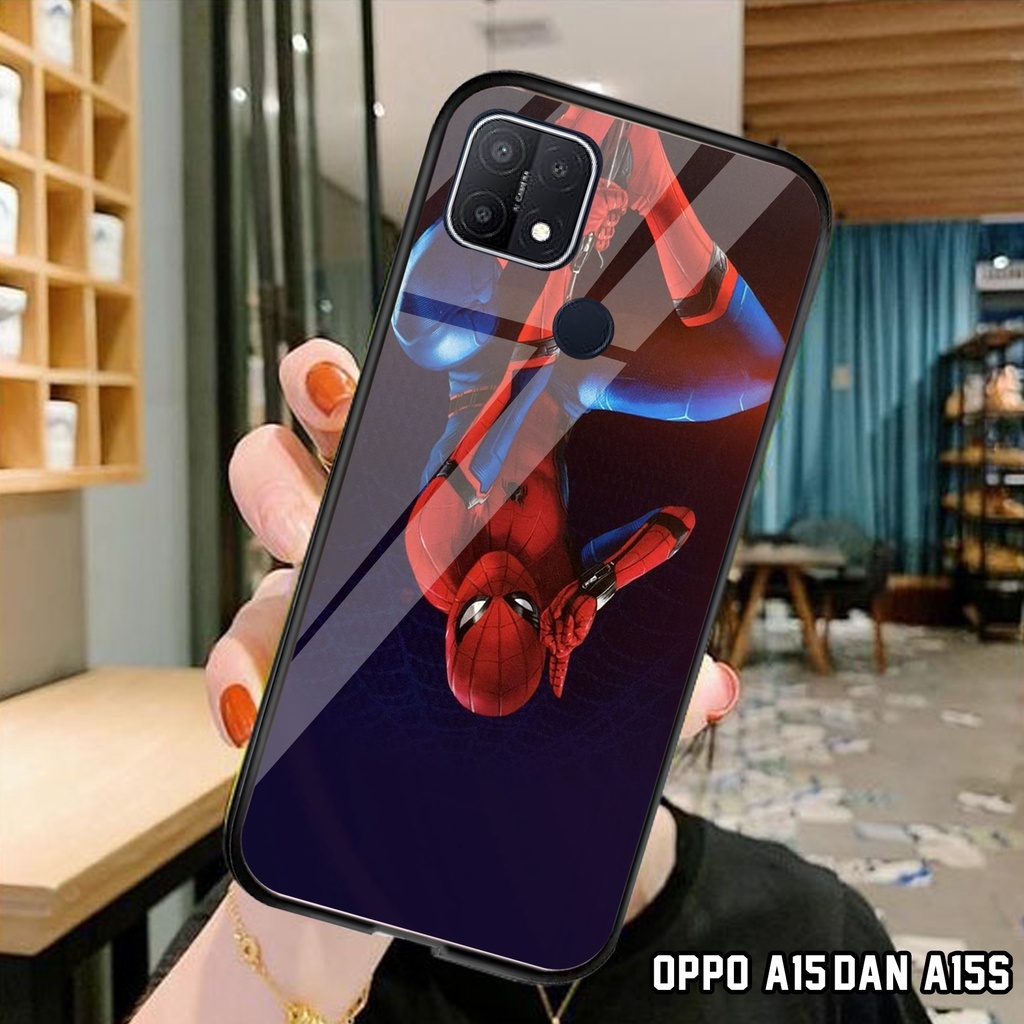 [COD]Promo Case Oppo A15 A15S Casing Motif Spiderman Aesthetic Gambar Custom Desain Kekinian Aesthet
