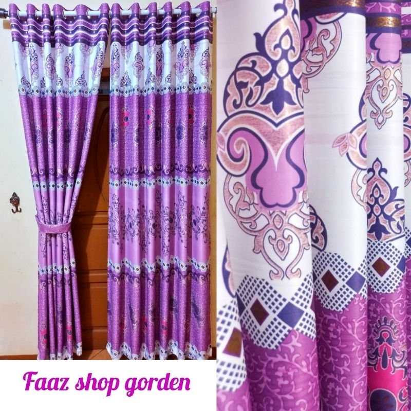 Gorden Blackout Premium Tebal Gorden Ruang Tamu Mewah Elegan Gorden Pintu Kamar Tidur Aesthetic