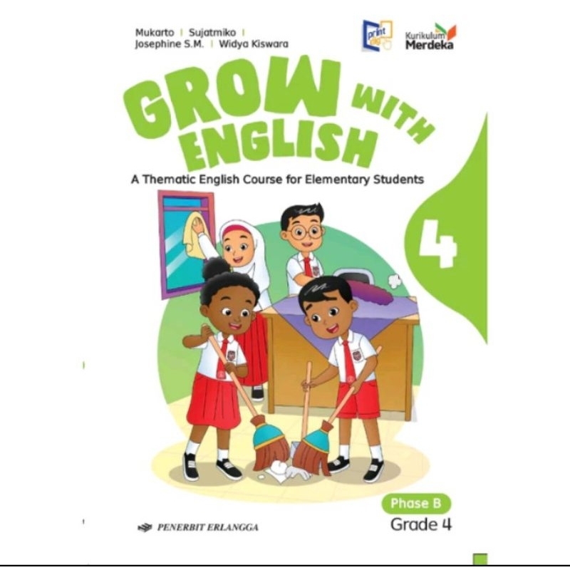 BUKU BAHASA INGGRIS SD/MI KELAS 4 KURIKULUM MEEDEKA ERLANGGA