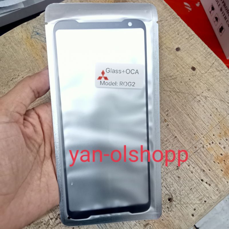 kaca depan lcd Asus ROG 2 Glass+Oca ROG2