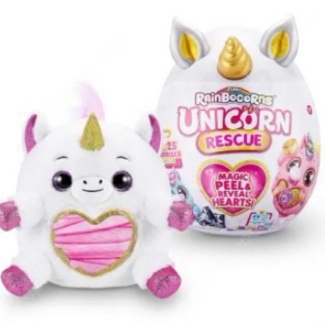 Zuru Set Boneka Plush Rainbocorns Unicorn Rescue