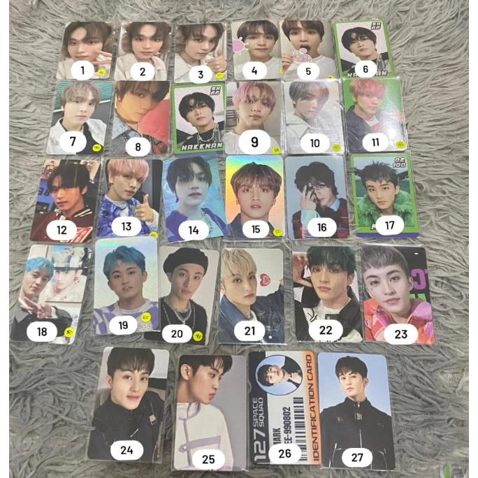 [ READY STOCK ] OFFICIAL PHOTOCARD PC NCT 127 DREAM MARK HAECHAN MARKHYUCK MAHAE CANDY GLITCH MODE