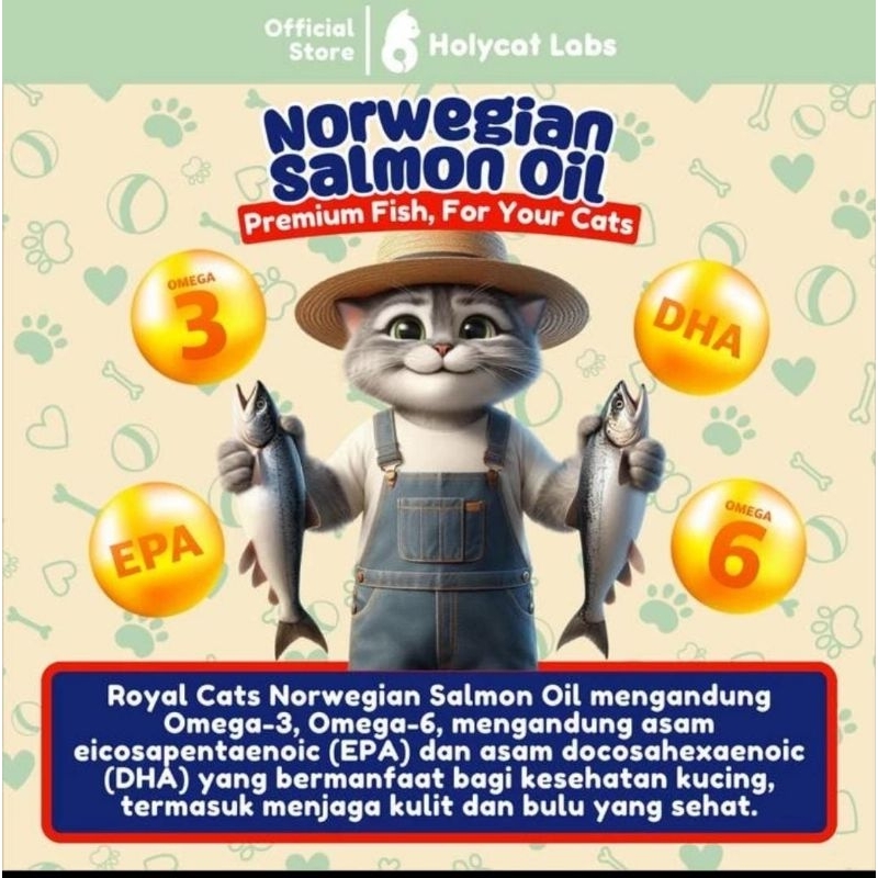 ROYAL CARE NORWEGIAN PREMIUM SALMON FISH OIL 60ML+10ML
