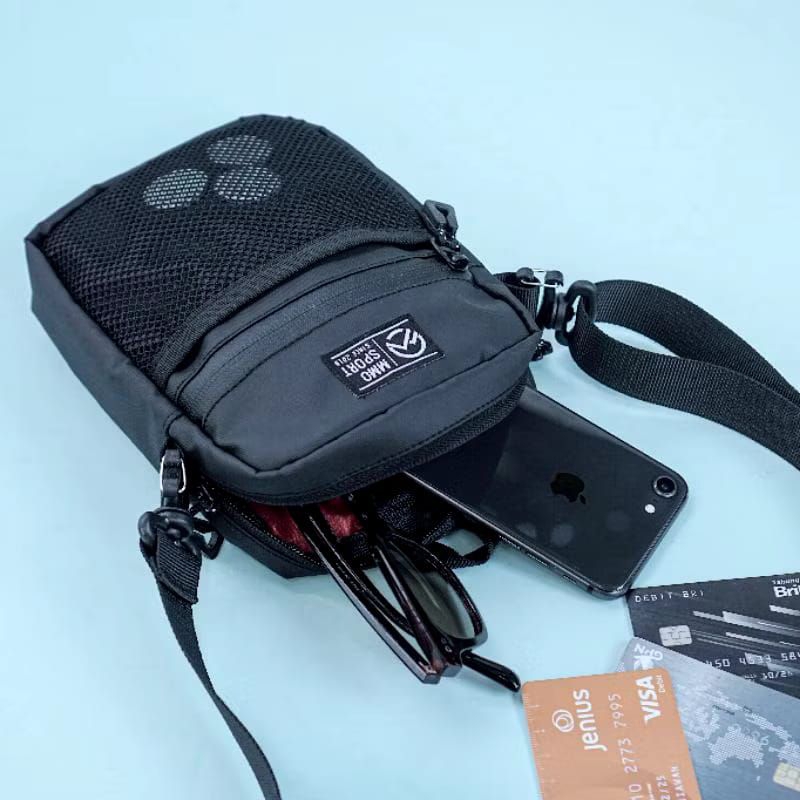 TAS SELEMPANG PRIA NET BAG MMO SPORT TAS SELEMPANG MINI