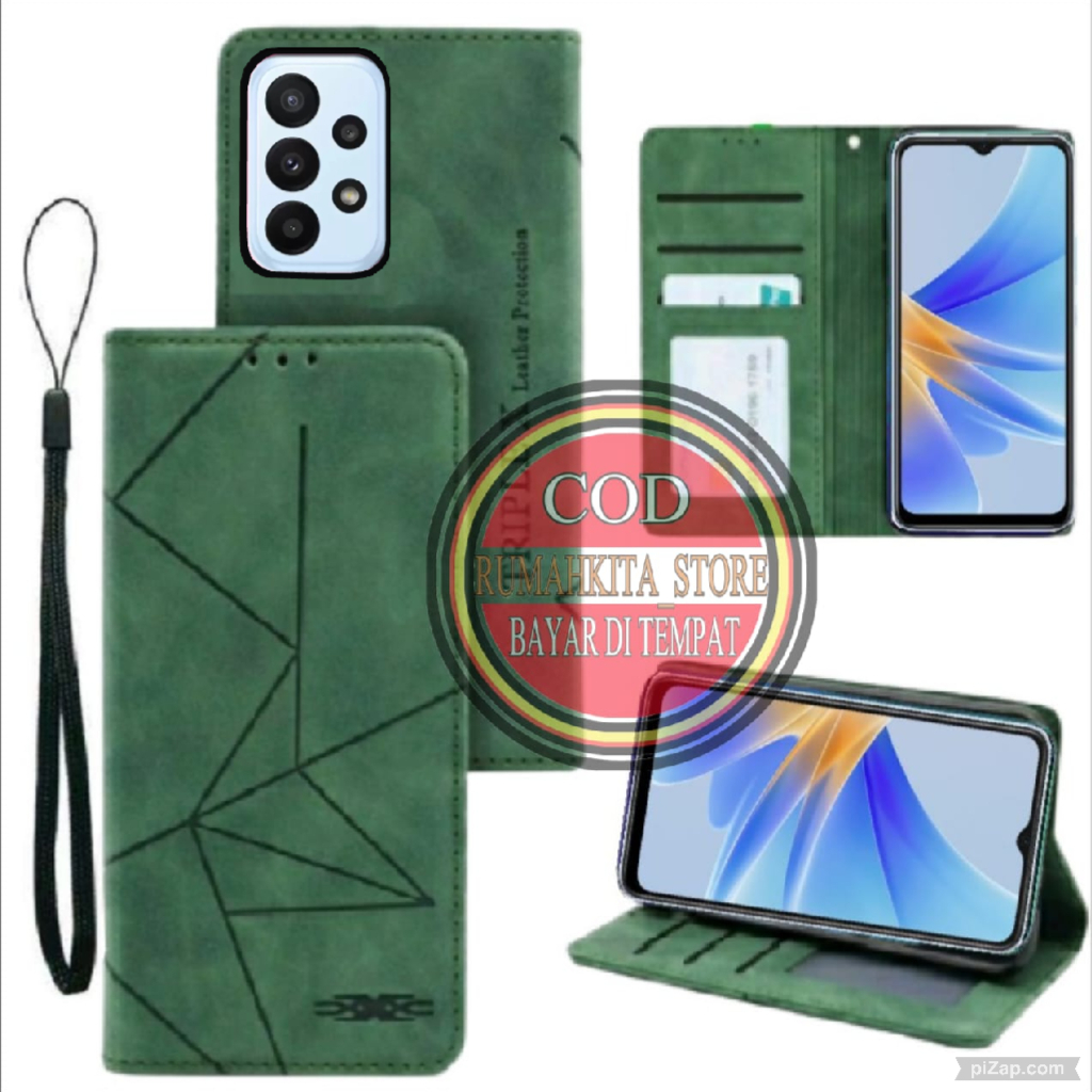 CASE HP SAMSUNG A13 4G MOTIF MAXNET CASE KULIT - CASING DOMPET-FLIP COVER LEATHER-SARUNG HP