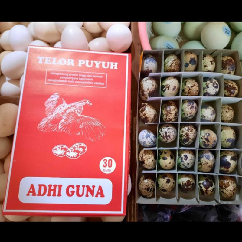 

telur puyuh 1pack isi 30butir