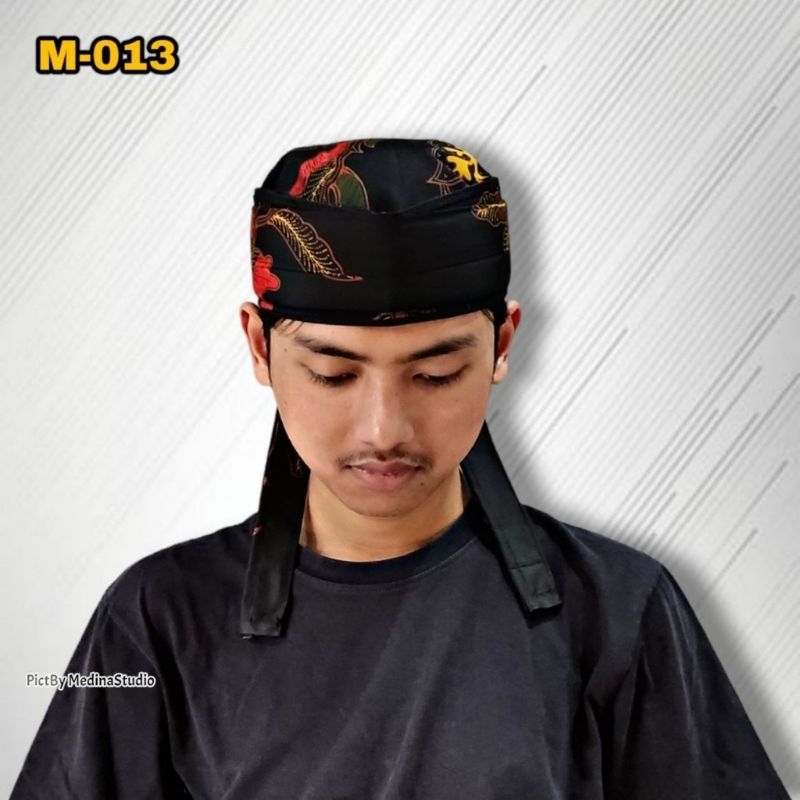 Iket Batik Model Imamah Iket Arafi AA Sunda  Blangkon Sunda Jawa Bali
