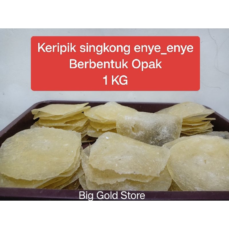 

Keripik singkong mentah 1 KG enye enye asli