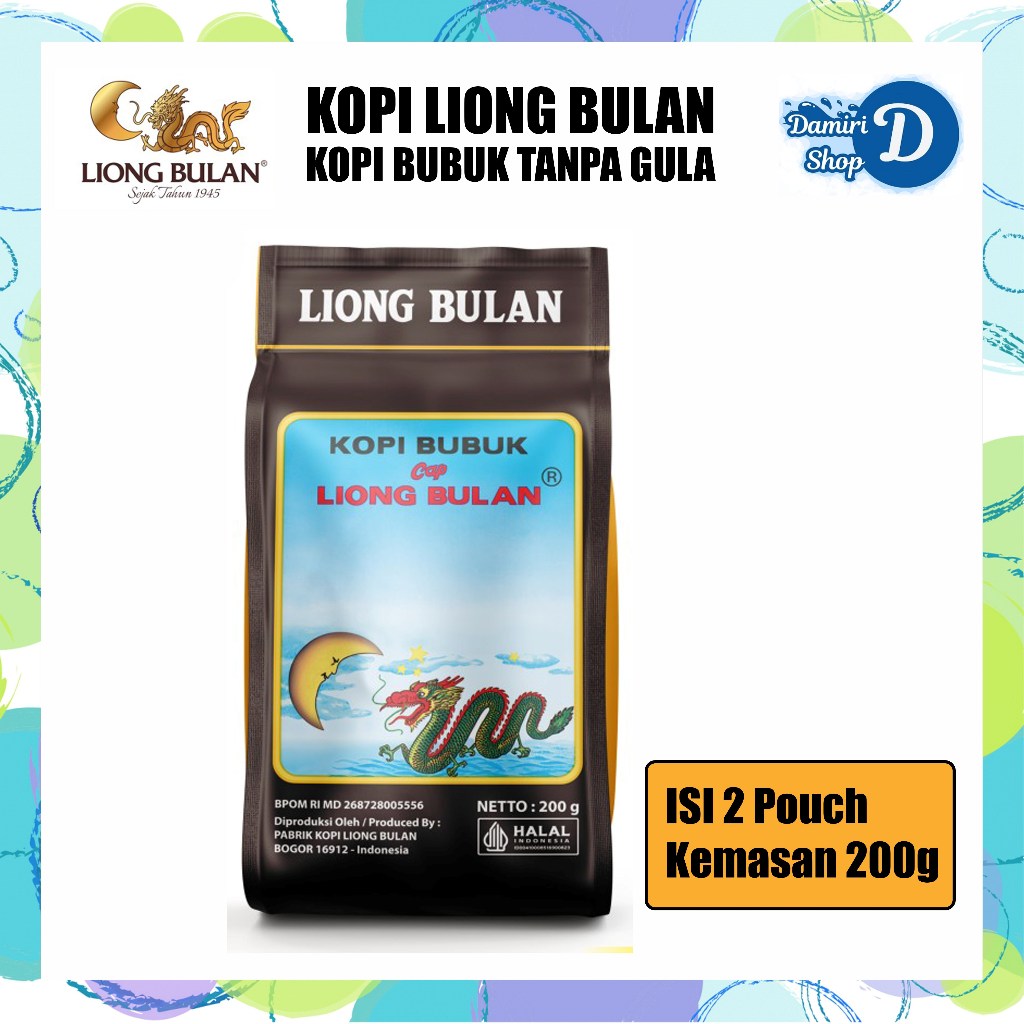 

Kopi Bubuk Liong Bulan 200gr Ecer 1 Pouch dan Bundling