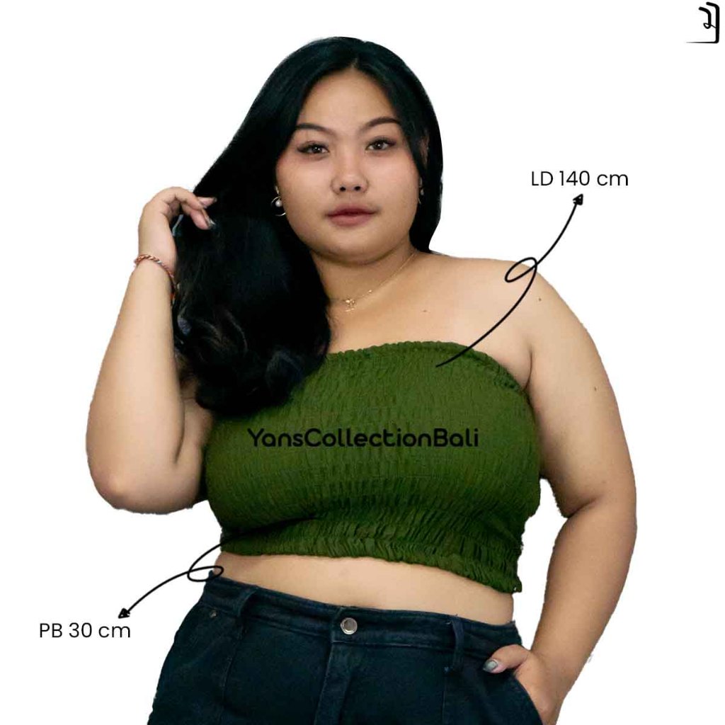 Harga Miring Inner Jumbo Kemben Pantai Bali Kerut Ankin Jumbo