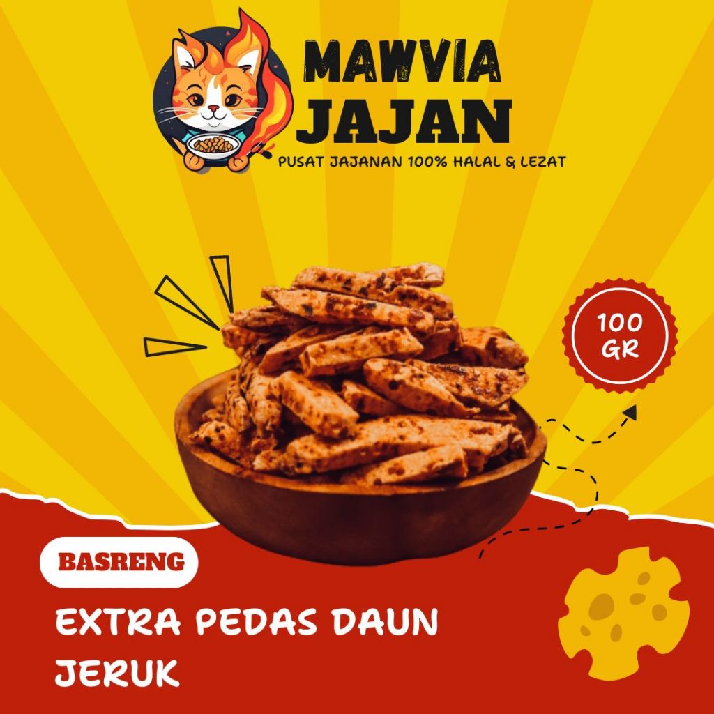 

BASRENG EXTRA PEDAS DAUN JERUK 100 GR