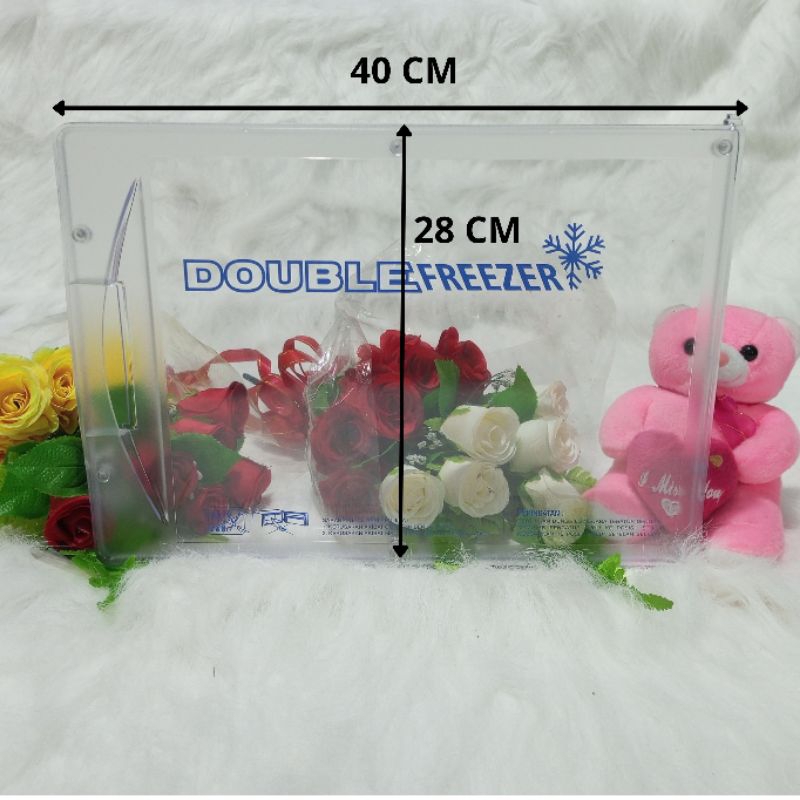 [Termurah] Pintu Freezer Tutup Freezer Kulkas Sharp 1 Pintu Double Freezer Original