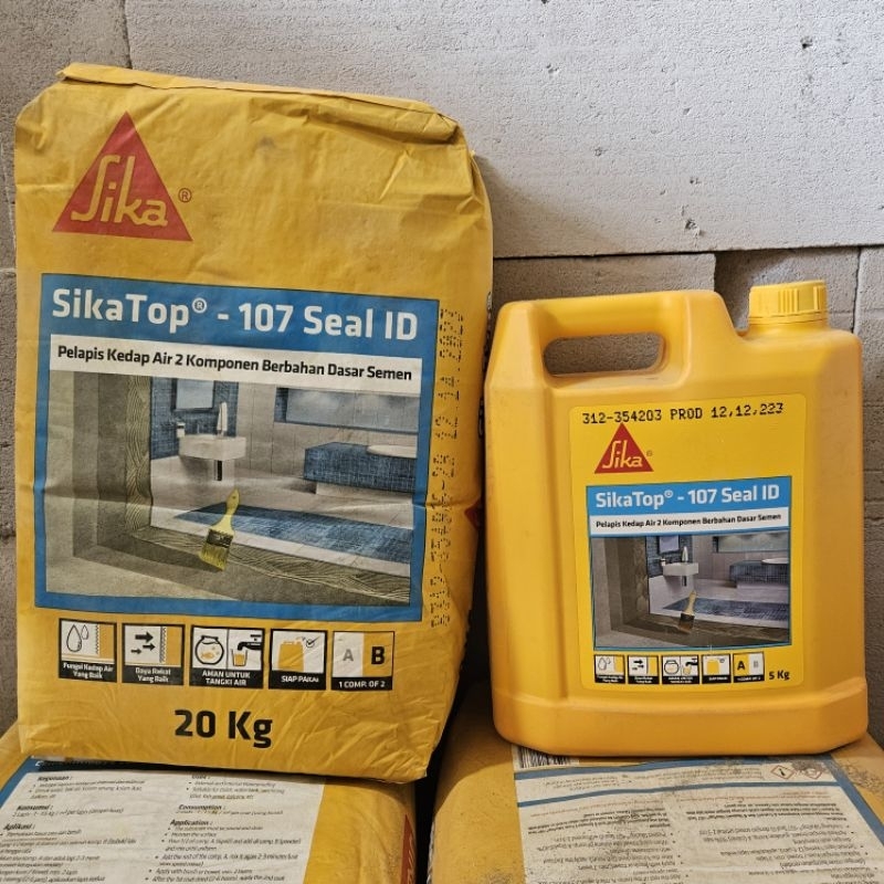 Sika Top 107 / 1 set sika top 107 waterproofing / sika 107 pelapis kedap air anti bocor / sika top 1