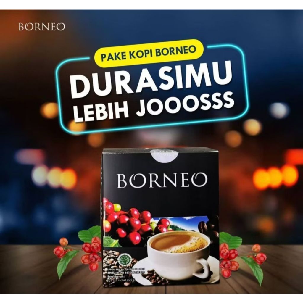 

KOPI BORNEO ORIGINAL Kopi Stamina Pria Dewasa Tahan Lama Di Ranjang HALAL BPOM