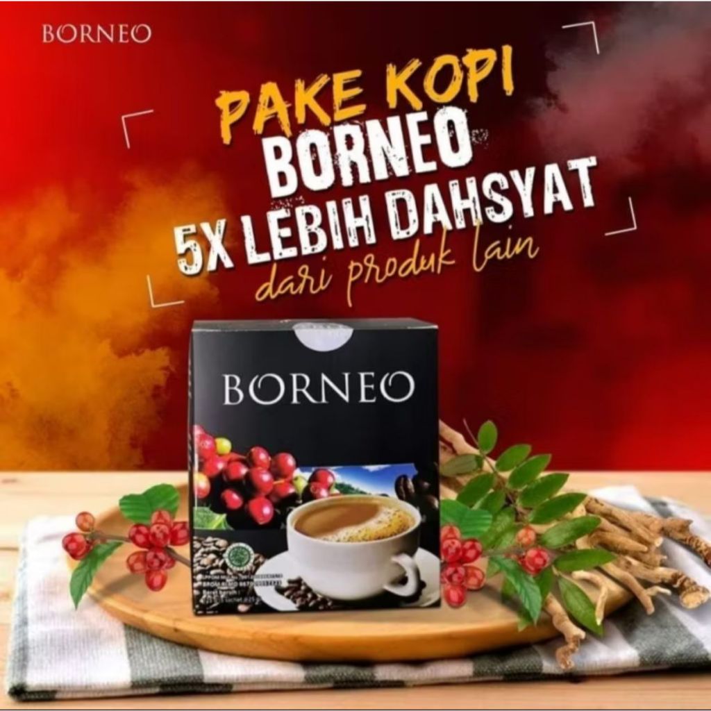 

BORNEO Kopi Pasutri Tahan Lama Di Ranjang Premium Original