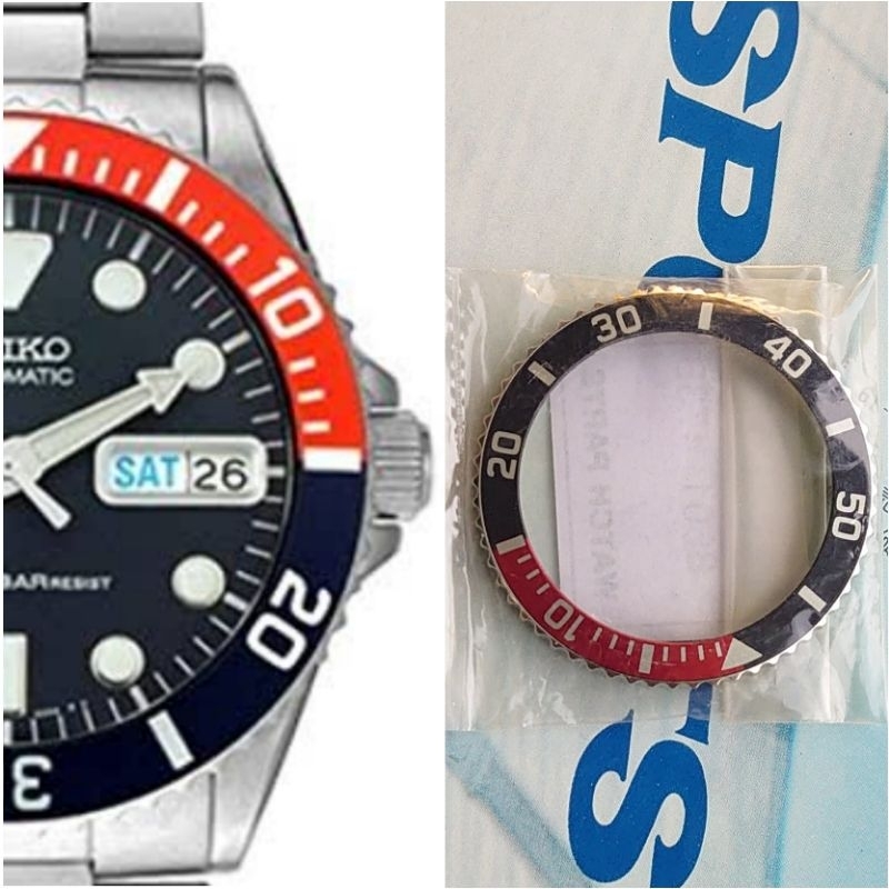 Bezel + Insert Seiko SKX025 Pepsi 7S26-0050