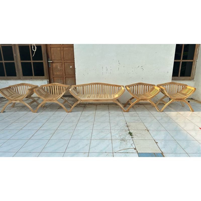 KURSI YUYU / KURSI SIRAMAN / KURSI PENGANTIN / KURSI PELAMINAN / KURSI KEPITING MENTAHAN JATI