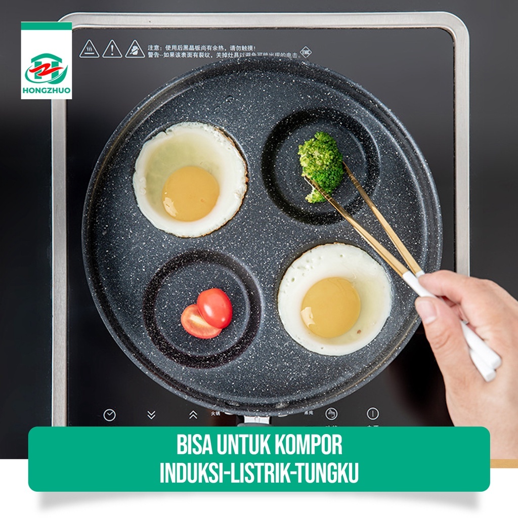 NEW PRODUCT Hongzhuo Panci Penggorengan Telur Pancake/Panci Steak Grill Egg Telur Omelet Pan