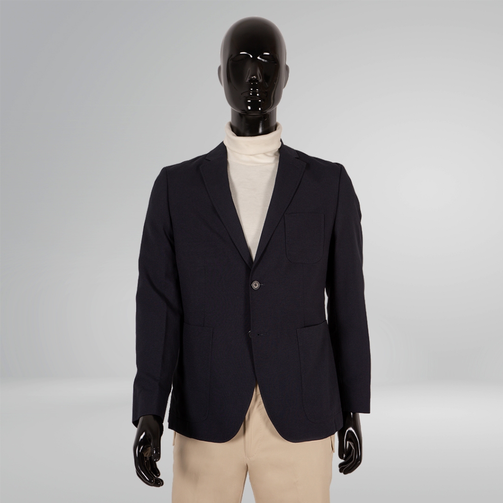 Jas JJ ECO Unlined untuk Pria Warna Navy Midnight Blue