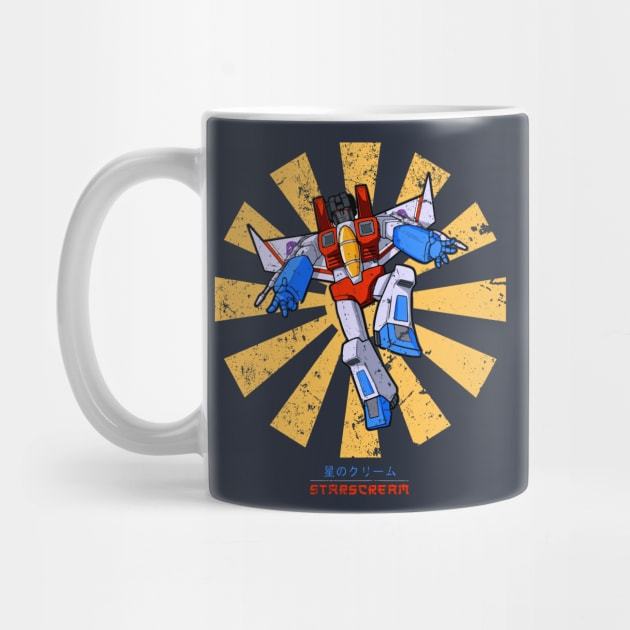 Gelas Hadiah | Mug Gelas Starscream Retro Japanese Transformers Starscream