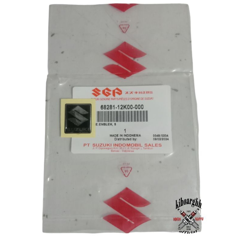 Emblem logo suzuki satria fu 150 f1 injeksi Original SGP
