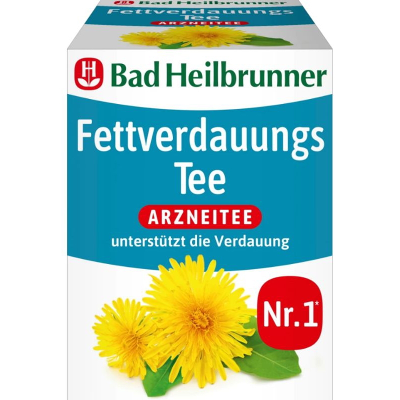 

[READY STOCK] Teh obat, Teh Pencernaan Lemak | Bad Heilbrunner Fettverdauungs Tee (8 kantong) Original Jerman 100%
