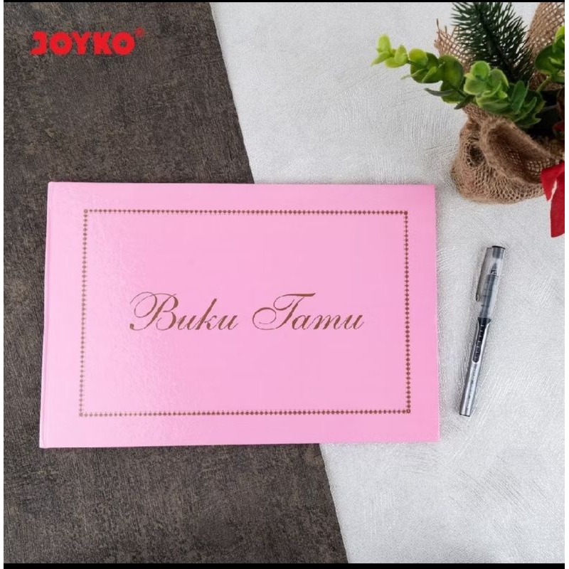 

buku tamu daftar undangan joyko/guest book GB-2030-5 pink