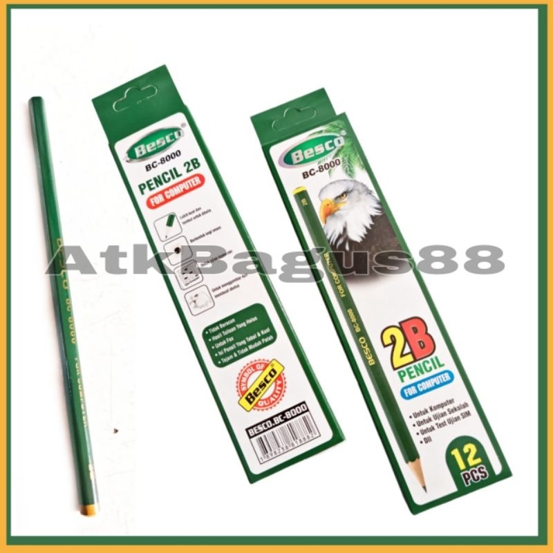 

12Pensil 2b BESCO/Pencil 2b For Computer/Pensil 2b Murah