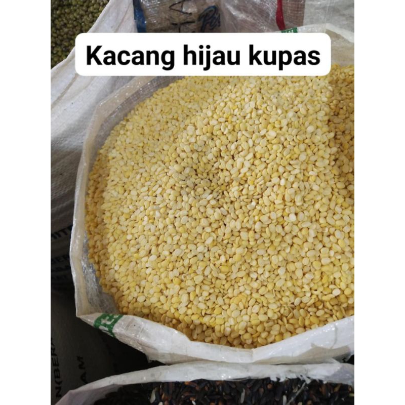 

Kacang Hijau kupas 250 gr kacang organik pilihan