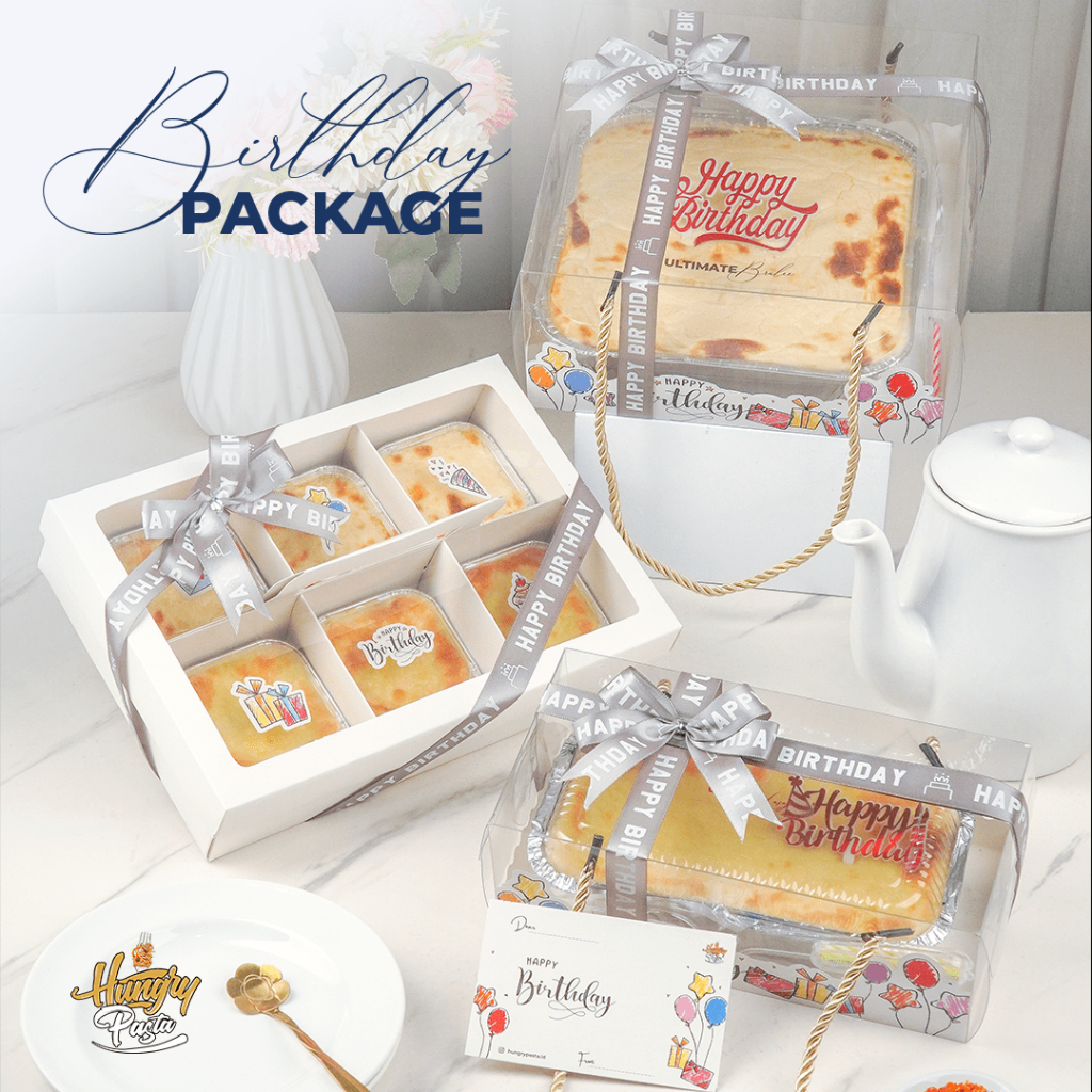 

wadistroalip Birthday Package Brulee Lasagna Pasta Dengan Pum Box