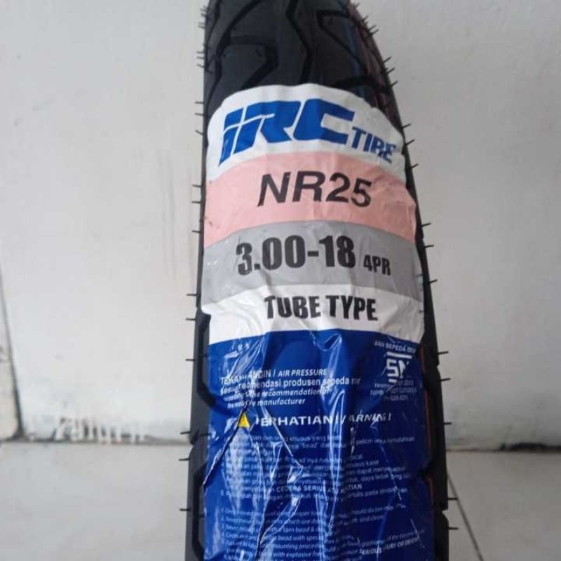 BAN LUAR IRC RING 18 300 18 NR 25 NR25 TUBETYPE