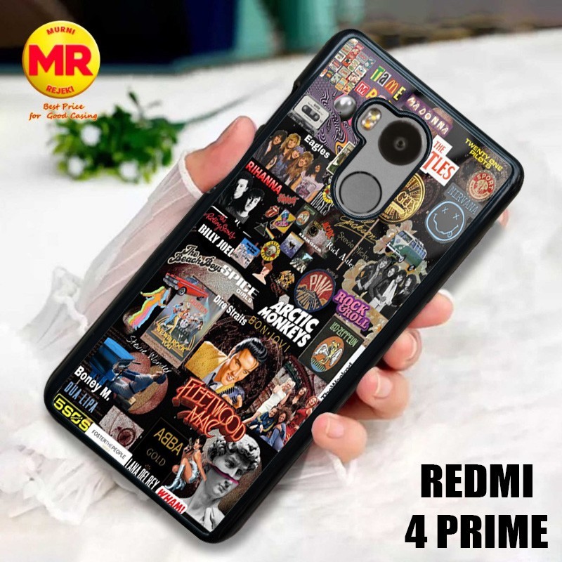 Casing Redmi 4 Prime Aesthe Black Terbaru Case Redmi 4 Prime Termurah Terlaris Bahan Softcase Glossy