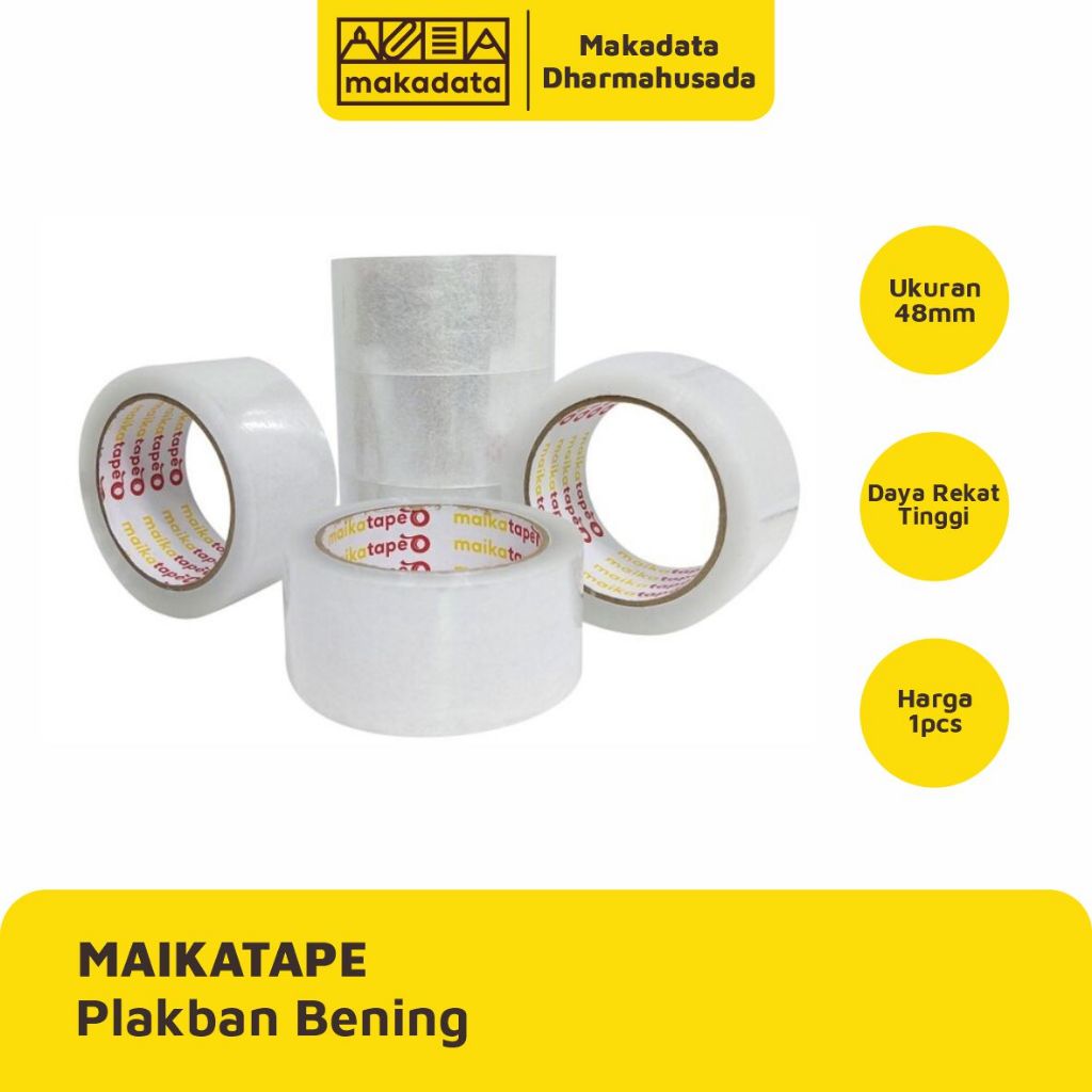 

OPP TAPE | PLAKBAN | LAKBAN BENING MAIKATAPE 48MM