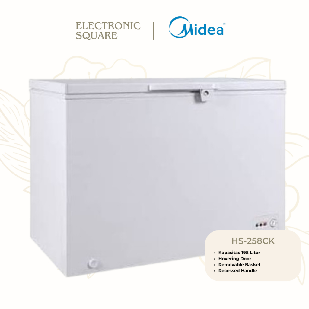 Chest Freezer MIDEA HS-258CK / HS258CK Kapasitas 198 Liter