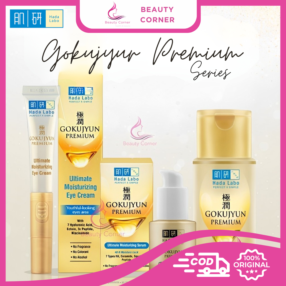Hada Labo Gokujyun Premium Ultimate Moisturizing Series | Eye Cream | Serum | Lotion