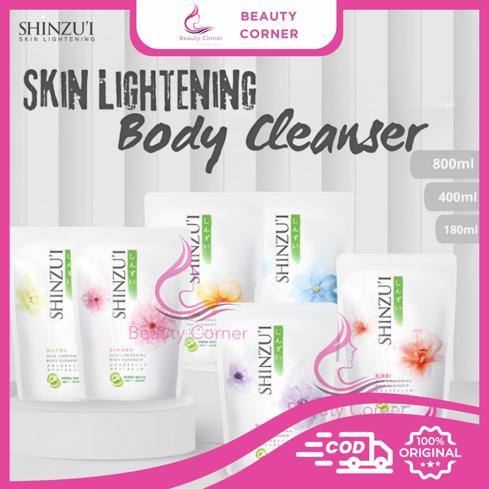 (Refill ) Shinzui Skin Lightening Body Cleanser - Sabun Cair