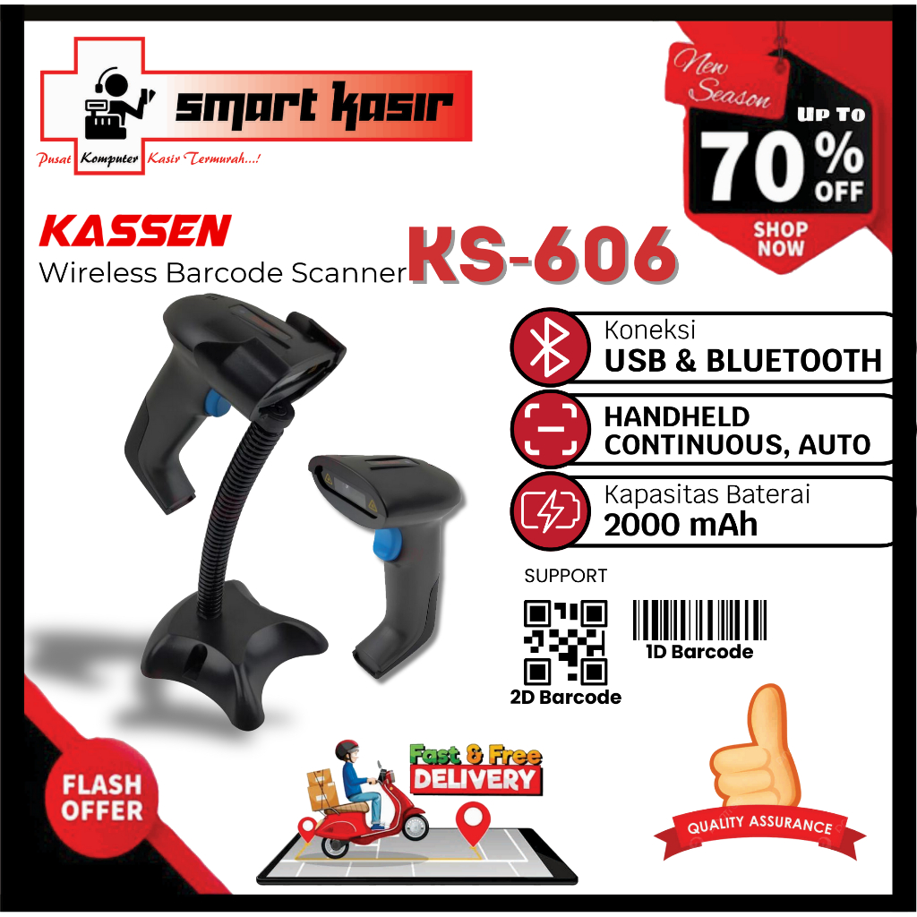 Barcode Scanner Kassen KS-606