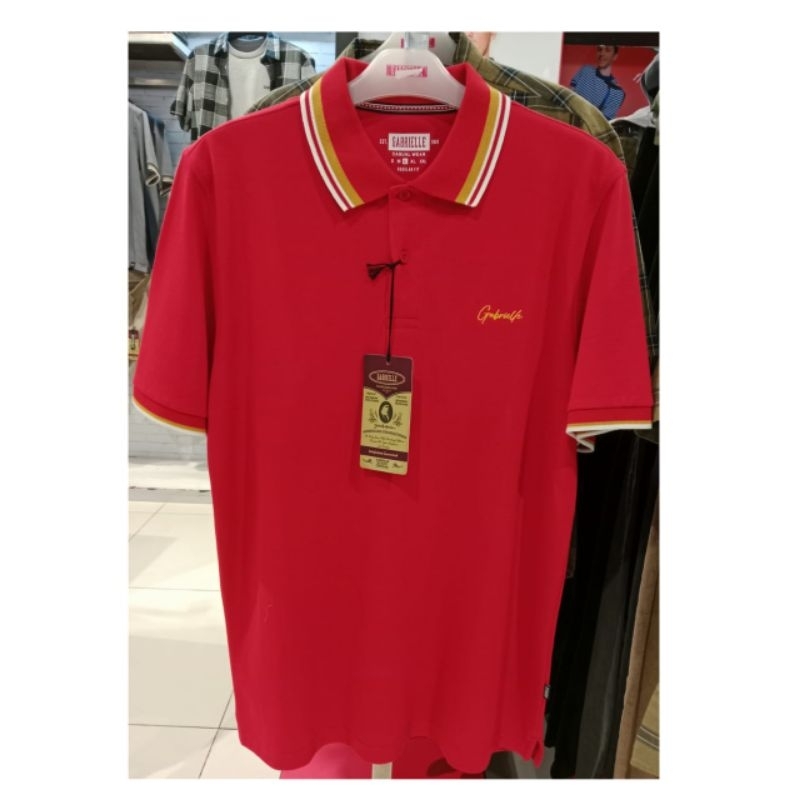 Kaos Gabrielle casual original mens polo shirt BAFC294D1223L Kaos polo pria kaos pendek berkerah pri