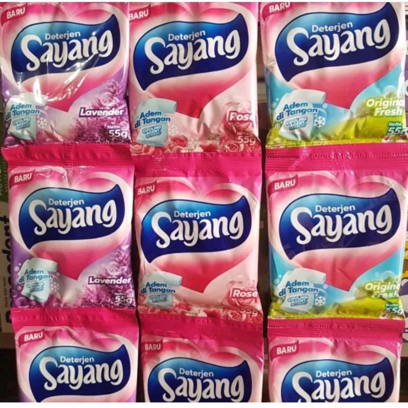 Detergen Sayang Renteng 1 Renteng @6Sachet